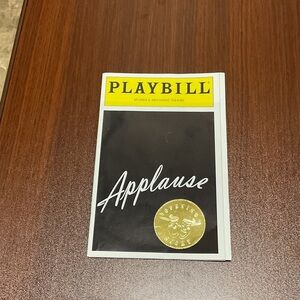 Playbill Applause Souvenir Program